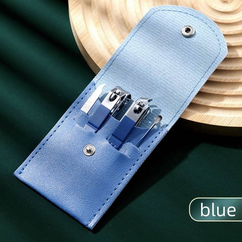 Household stainless steel nail clipper tool Portable Manicure ear, nail file, diagonal nail clipper Manicure set_voghion.com