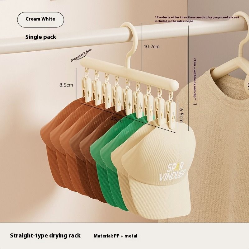 Opvouwbare reishanger, multifunctioneel, draagbaar droogrek, 10 stuks, antislip kledingsteun, niet-markerend, anti-schouderhoek_voghion.com