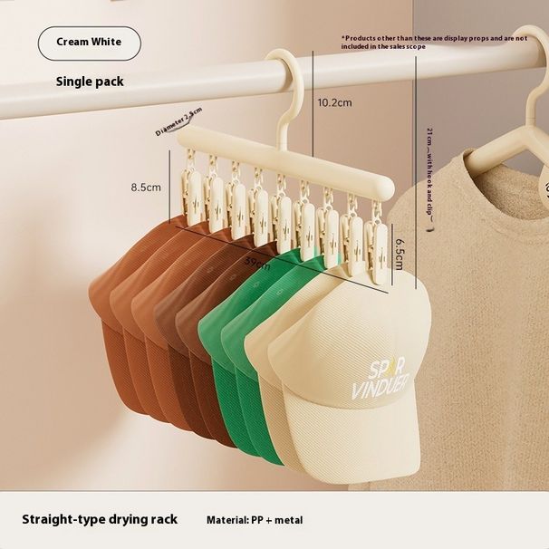 Opvouwbare reishanger, multifunctioneel, draagbaar droogrek, 10 stuks, antislip kledingsteun, niet-markerend, anti-schouderhoek_voghion.com