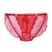 Biancheria intima Mutandine sexy da donna Mutandine a pois con orlo in pizzo a vita bassa Mutandine da donna_voghion.com