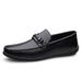 Summer British Style Men's Business Leather Trendy Slip-On Driving Shoes 2025 Korean Version Casual Loafers_voghion.com