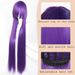 Parrucca capelli lunghi lisci 100cm420g animazione cos parrucca alta temperatura seta_voghion.com