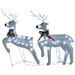 Christmas Reindeers 2 pcs White 40 LEDs_voghion.com