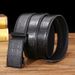Herenriem Krokodillenpatroon Schors Automatische leren gespriem Zakelijk Nieuw Krasbestendig Casual riem_voghion.com