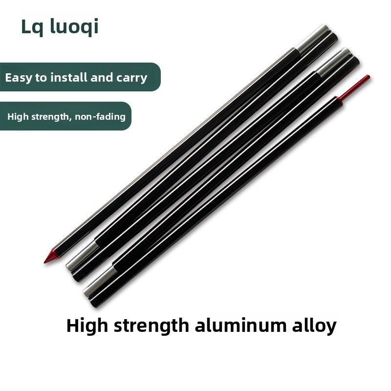 Outdoor Camping Aluminum Alloy Accessories Thickened Telescopic Tent Support Canopy Pole_voghion.com