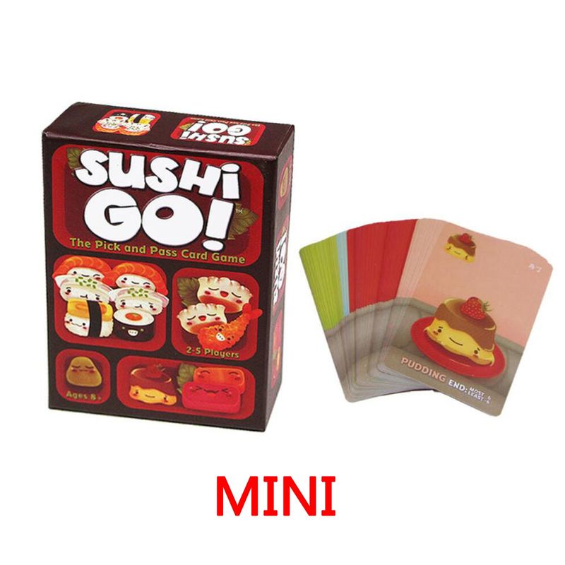 Sushi Go Joc de societate Strategie Petrecere în familie Relaxare Divertisment Jucării educative pentru copii 【Versiunea chineză și engleză】_voghion.com