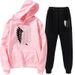 Conjunto deportivo de 2 piezas con capucha y chaqueta de calle de Attack On Titan_voghion.com