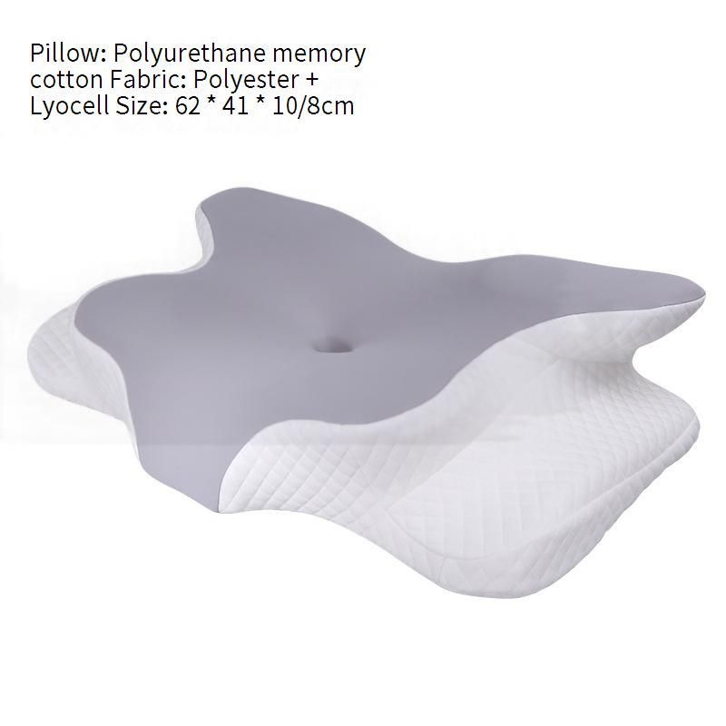 Gebärmutterkierper Këssen Fir Hals a Schëller, Kontur Memory Schaum Këssen, Ergonomesch Hals Ënnerstëtzung Këssen Fir Säit Réck Bauch Sleepers Mat Këssen_voghion.com