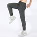 « Pantalon décontracté en soie glacée pour homme - Jogging respirant à séchage rapide avec ourlet côtelé pour la salle de sport et la ville (Noir/Gris/Bleu roi) »_voghion.com