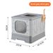 Top-Extracted Box, Closed Anti-Splash Deodorizing Toilet, Large Capacity Pull-Out Cat Litter Box_voghion.com