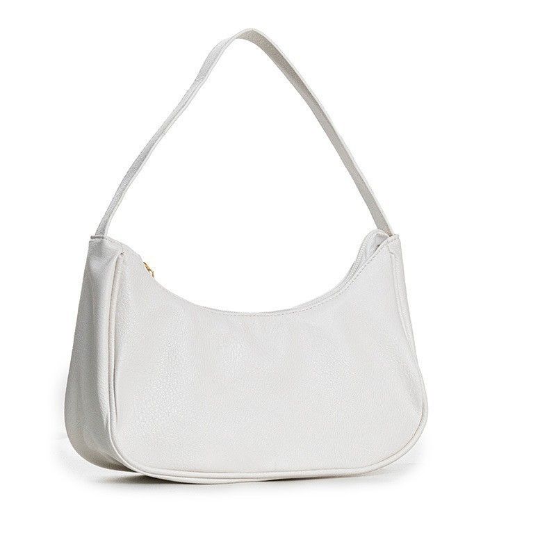 Borsa a tracolla baguette di alta qualità, borsa hobo carina, mini pochette con cerniera_voghion.com