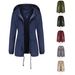 Women's Clothing New Lightweight Mesh Hooded Jacket Outdoor Raincoat Short Windbreaker Cardigan Jacket_voghion.com