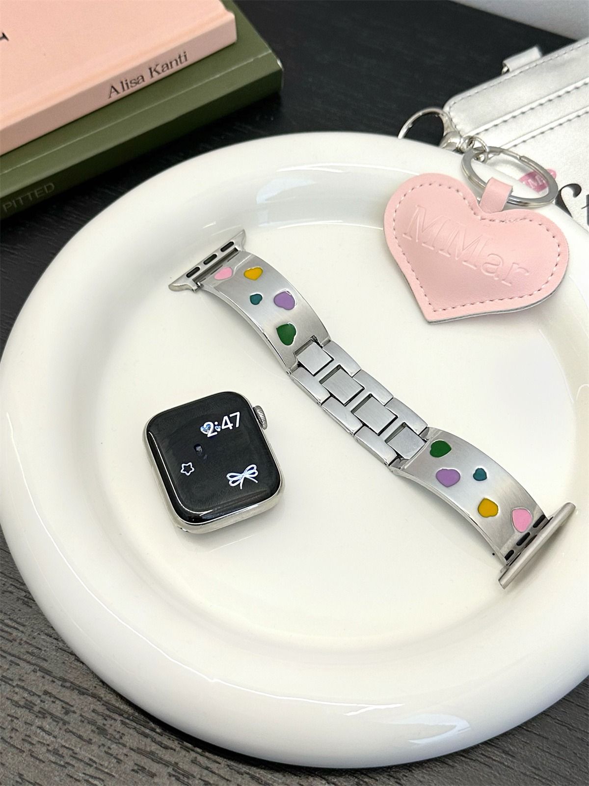 Uhrenarmband für Iwatch 42/44/45/46/49 mm 38/40/41 mm Metall-Mode-Uhrenarmband für Uhrenserie Ultra2 Serie 10/9/8/7/6/5/4/3/2/1_voghion.com