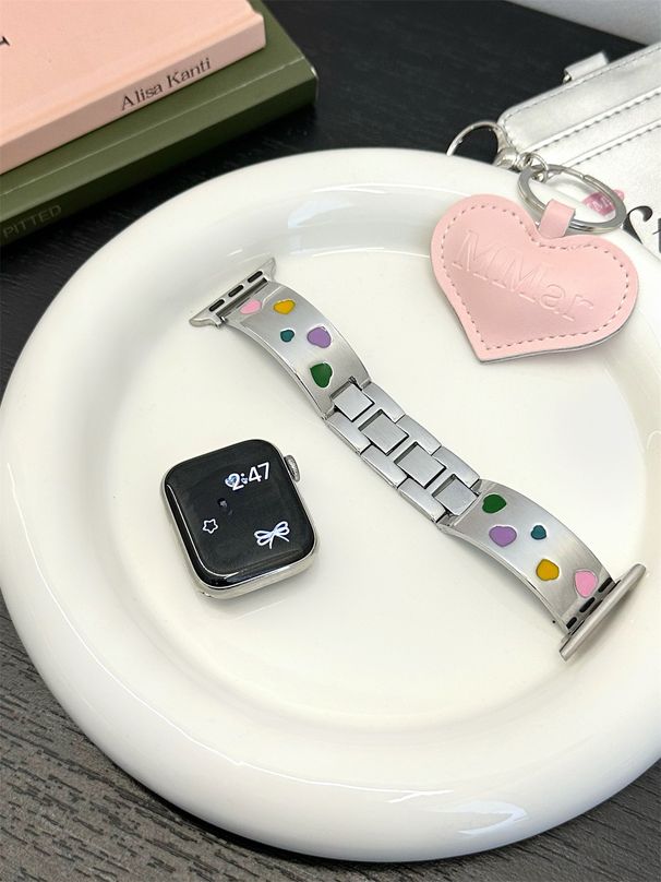 Uhrenarmband für Iwatch 42/44/45/46/49 mm 38/40/41 mm Metall-Mode-Uhrenarmband für Uhrenserie Ultra2 Serie 10/9/8/7/6/5/4/3/2/1_voghion.com