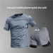 Combinaison de sport pour homme, tenue de marathon, short professionnel d'été à manches courtes, vêtements d'entraînement et de fitness à séchage rapide_voghion.com