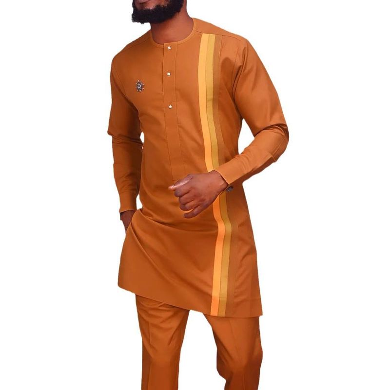 Herrenbekleidung Herrenmode Frühling und Herbst Langarmanzug_voghion.com