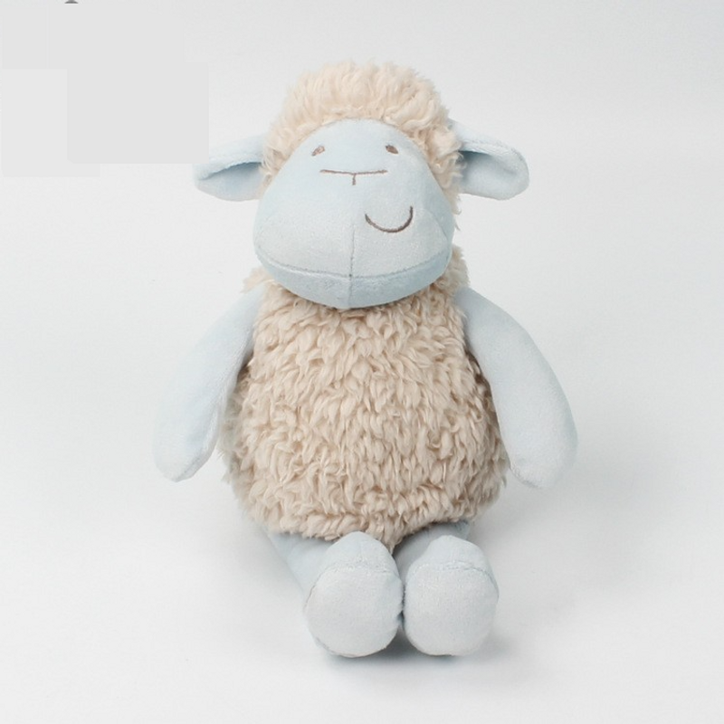 Stuffed Plush Animals Doll Soft Life Blue Lamb Doll Children Soft Cloth Doll Girl Birthday Gift Wedding Plush Toy_voghion.com