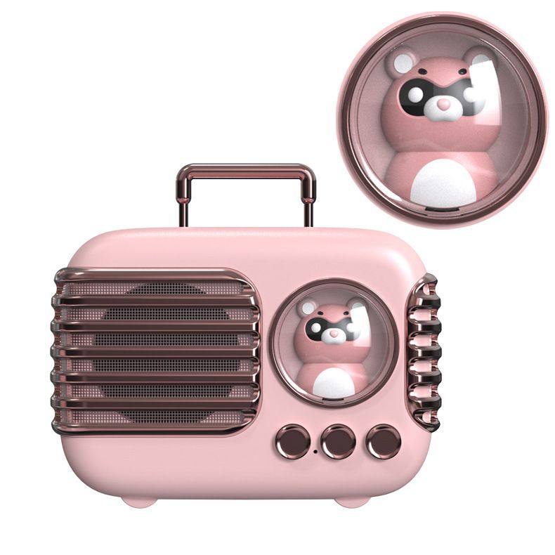 Creative New DW09 Wireless Bluetooth Speaker Cute Student Carrying Case Card Insertion Gift Mini Audio_voghion.com