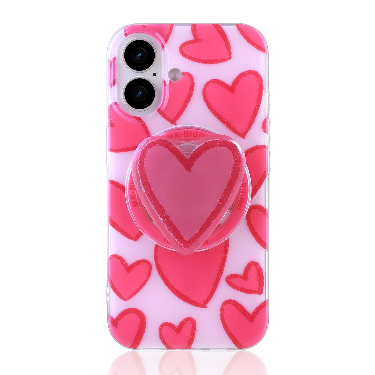 Rood Hart Telefoonhoesje Magnetisch Draadloos Opladen 15 Pro Max Beschermhoes 16_voghion.com