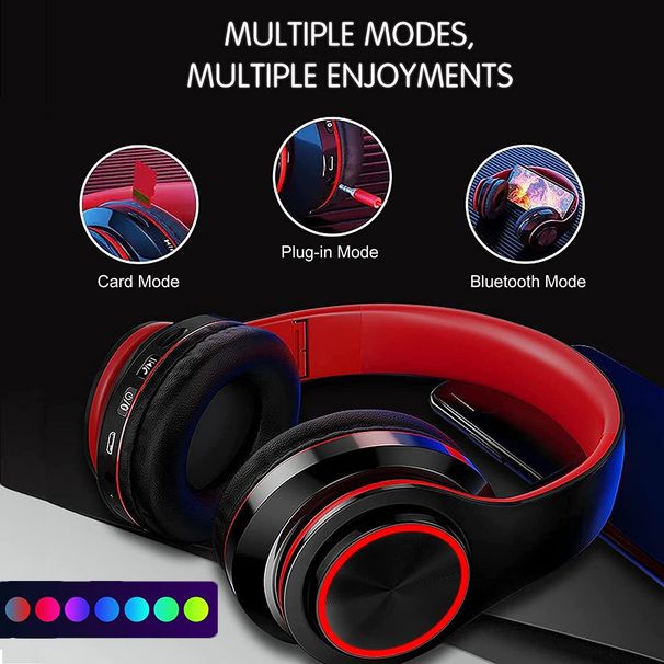 Wireless Bluetooth Gaming Headphone Earphones Headset For IPhone IPad Android_voghion.com