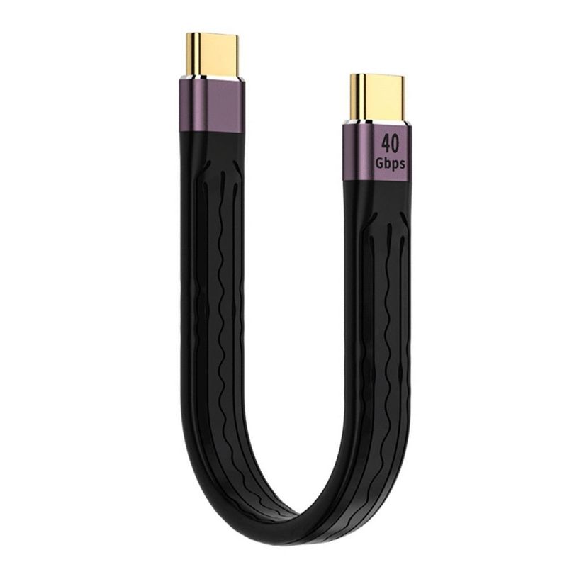 Câble de données USB C vers Type C 40 Gbit/s PD100W 20 V/5 A pour téléphone portable_voghion.com