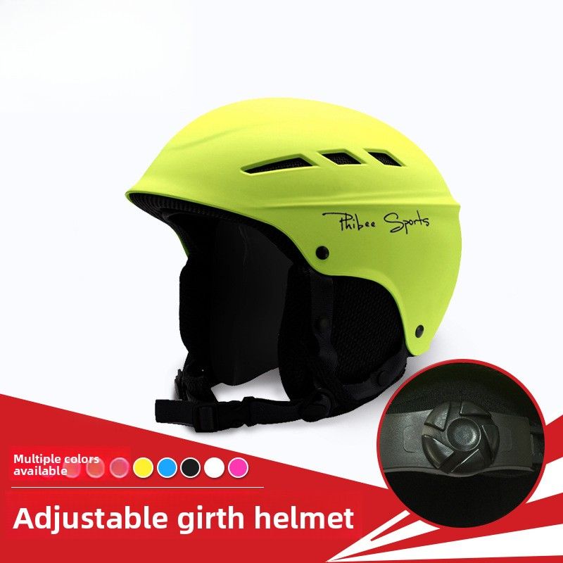 Phib Elephant Skihelm für Kinder und Erwachsene, Outdoor-Sportausrüstung, Einzel- und Doppelbrett-Gehörschutz_voghion.com