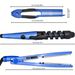 3pcs Hair Styling Kit With Rapid Heating 5 Temp Adjustable Straightener Curling Iron Flat Iron V Brush Travel Home Use Lightweight_voghion.com