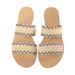 women's outer wear new fashion versatile flat-bottom slippers summer Korean version student slippers in stock_voghion.com