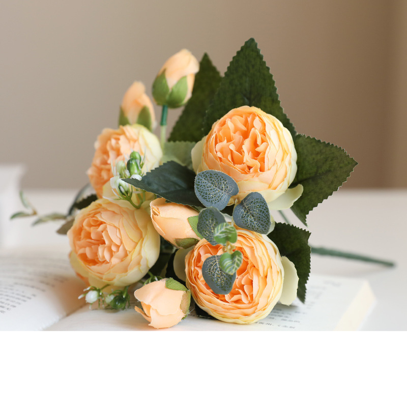 miez de boboc de floare bujor simulare flori trandafiri decorațiuni pentru casă buchete de nuntă ghid rutier decorare desktop_voghion.com