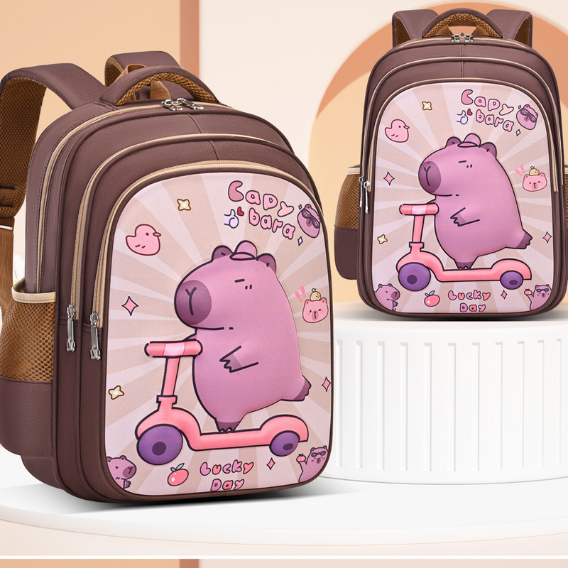 Kindertaschen Grundschulrucksack Jungen und Mädchen Kindergartenrucksack Ultraleichter Gewichtsreduzierungsrucksack für Kinder mit Cartoon-Motiv_voghion.com