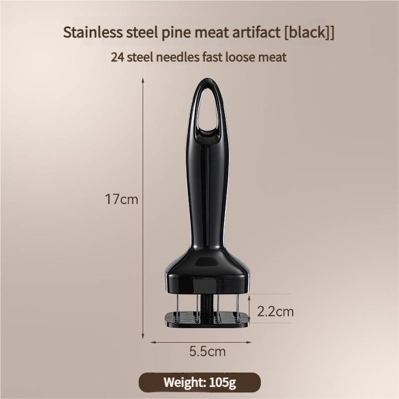 Household Tendon Tenderizer Pork Chop Chicken Wing Loose Meat Needle Meat Hammer Stainless Steel Steak Hole Tool Pig Skin Plug_voghion.com