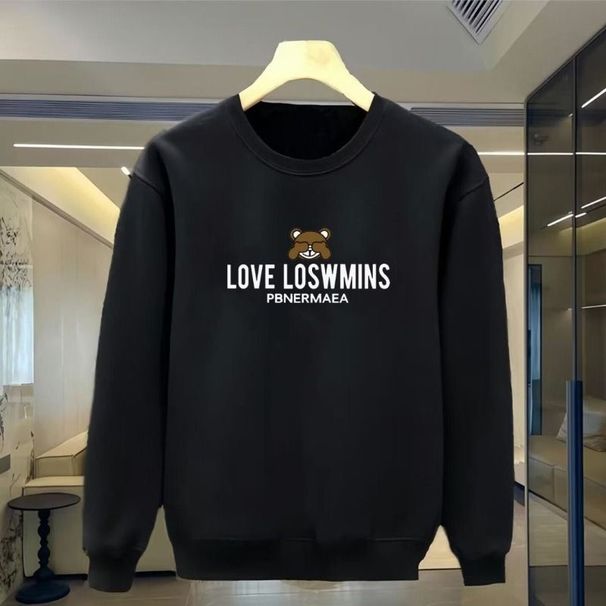 FW25 Matching Couple Cotton Crew Neck Sweatshirt - His & Hers_voghion.com