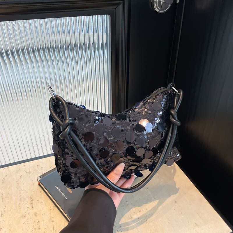 Damentaschen Sommer New Style Unterarmtasche Paillettentasche Modetrend Vielseitige Umhängetasche Große Kapazität Handtasche Abend Umhängetasche_voghion.com