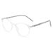 Ultra Light Metal Eyeglass Frame, Non-magnetic Irregular Shaped Myopia Glasses, Student Bare Face Female Glasses TR1604_voghion.com