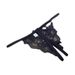 Transparenter Spitzen-Tanga mit offenem Schritt – Verstellbarer String mit Blumenbesatz (Schwarz/Weiß/Rot/Rosa, Einheitsgröße)_voghion.com