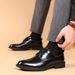 Euro Step Herbsthöhe zunehmende geschnitzte Brogue Business Formal echte Casual Herren Leder Bräutigam Schuhe_voghion.com