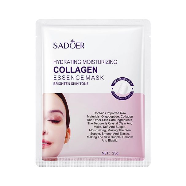 SADOER Polypeptide Collagen Essence Hydrating Moisturizing Lifting Facial Care Mask_voghion.com