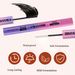 D False Eyelash Extension Set, Single Tufted Bristles, 280 Tufted Thick Makeup, Big Eyes, D-curved And Curled Eyelashes_voghion.com