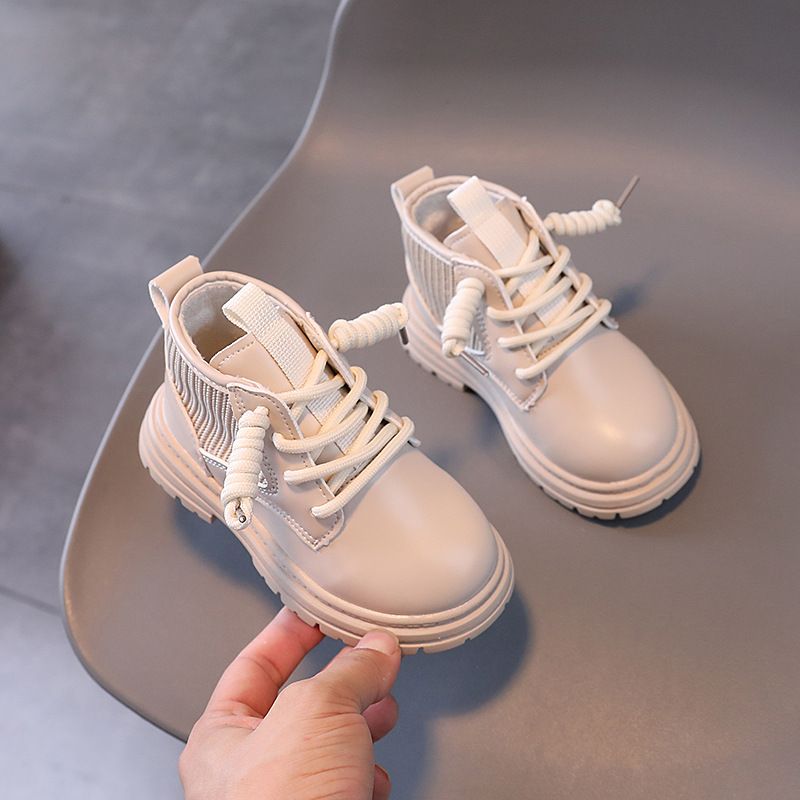 Autumn And Winter New Fashion Classic British Style Little Boy Mid Calf Boots For Girls Fashionable Versatile Boots_voghion.com
