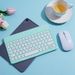 Wireless Bluetooth Keyboard And Mouse Set Wireless Charging For IPad Magnetic Round Keycap Keyboard Tablet Phone_voghion.com