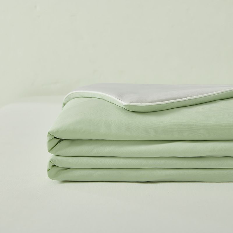 Cool Silky Summer Quilt Blød Maskinvaskbar Fuld Størrelse Til Sengetøj_voghion.com