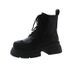 Martin For Women 2024 Autumn Winter New Black Versatile Sweet Cool Chunky Sole British Style Ins Short Boots_voghion.com