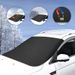 Car snow shield front windshield cover front windshield winter windshield snow protection winter car window snow and frost antifreeze cover_voghion.com