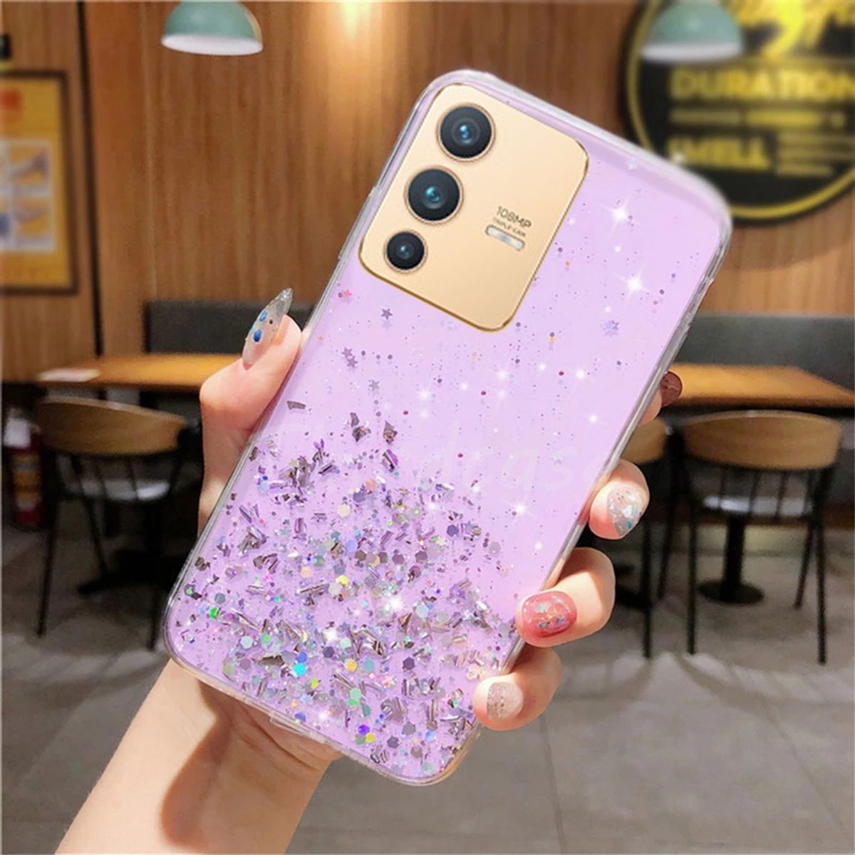 Bleščice Bleščice Ovitek Za Vivo V23 Pro V23E Y15S Y21S Y33S Y12S Y31 Y53S Mehko Silikonsko Ovitek Vivo V21E Y70 V20SE V20 Y72 _voghion.com