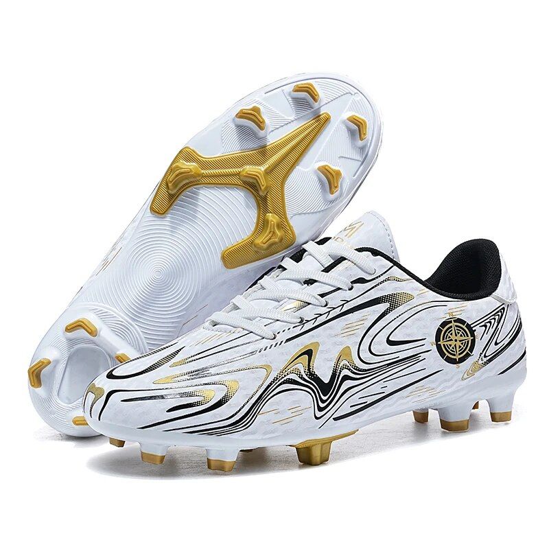 Chaussures de Football d'extérieur pour hommes, bottes de Football confortables, antidérapantes, professionnelles, originales, ultralégères, FG/TF_voghion.com