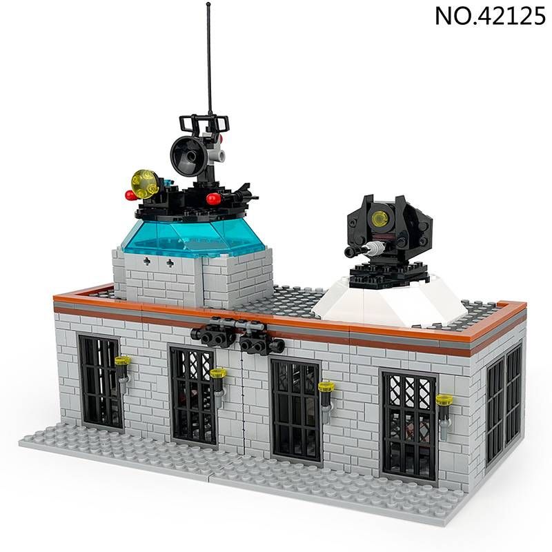 Vojaški model simulacije otoškega zapora, stražnega stolpa iz 2. svetovne vojne, božična darila, gradbeni bloki, opeke, novoletne igrače_voghion.com