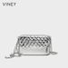 VINEY táska női 2025 új hobo táska valódi bőr női táska keresztpántos kis táska kis arany golyós láncos kis négyzet alakú táska_voghion.com
