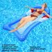 Shimmer Mermaid Tail Inflatable Lounger - Breathable Mesh Floating Bed With Pillow (Eco-Friendly PVC 180cm Quick-Dry & Portable For Pool/Beach)_voghion.com