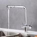 Best-selling Pull-out Kitchen Tap With Hot/cold Dual-control Water Purifier For Vegetable Washing, Three-in-one Sink Unit_voghion.com