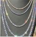 Zircon Tennis Chain Hip-Hop Jewelry For Women And Men Niche Necklace_voghion.com